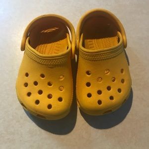 Yellow Baby Crocs